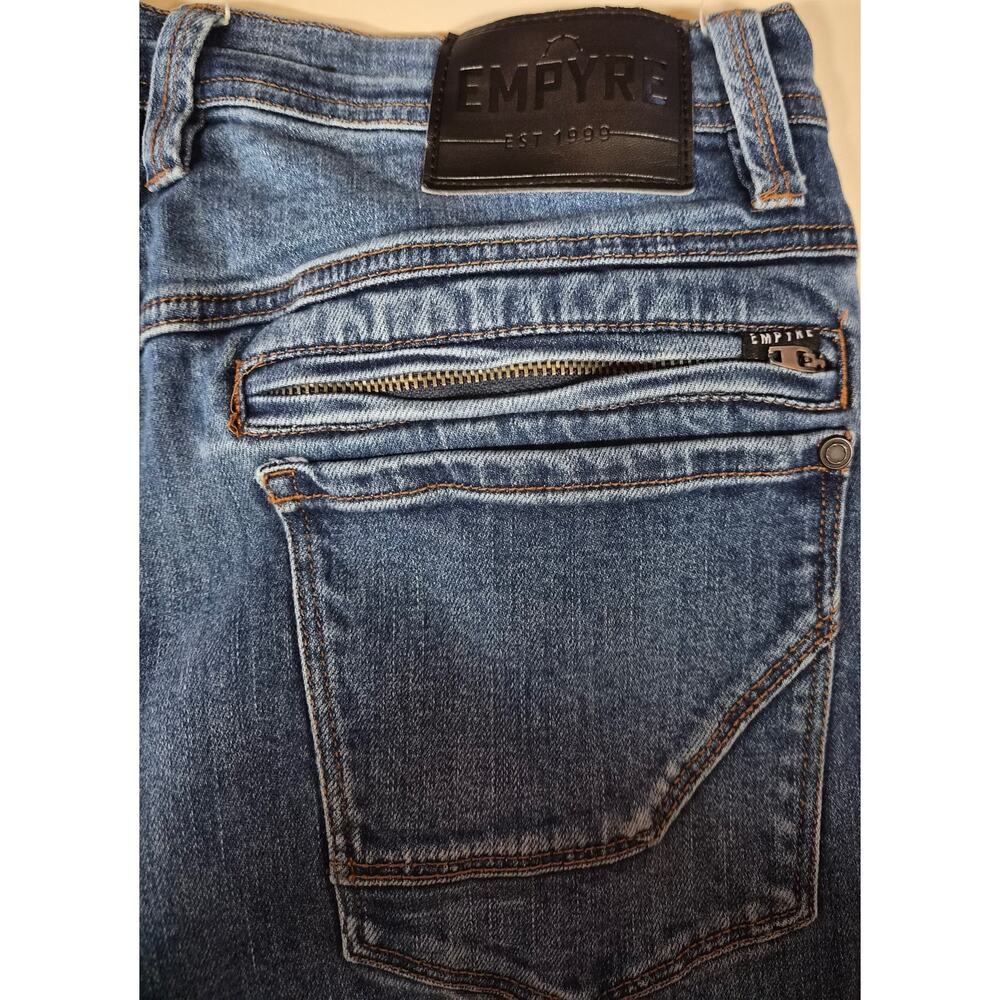 Empyre Jeans Men's Size 32 Blue Kinetic//Skinny Distressed (0609)